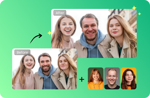 تبادل الوجوه المتعدد مجانًا