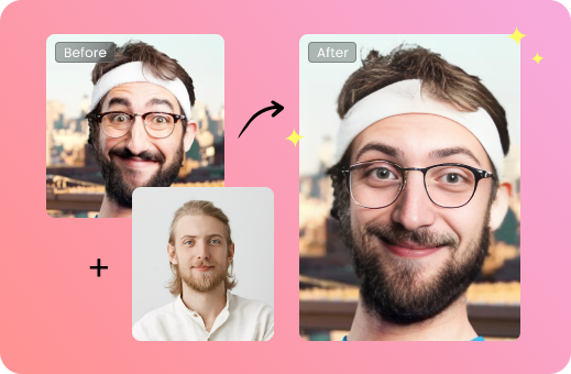 تبديل الوجوه في الميمات مجاناً