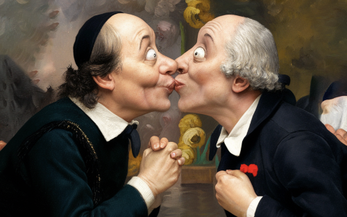 AI صور ميمية للتقبيل